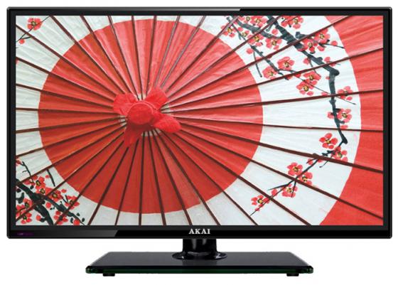 Телевизор LED 39" Akai LEA-39K48P черный 1366x768 50 Гц SCART VGA USB  частично исправен, требуется замена матрицы