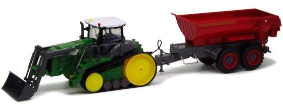 Трактор с ковшом Пламенный мотор 6927170875754 зелёный от 6 лет пластик