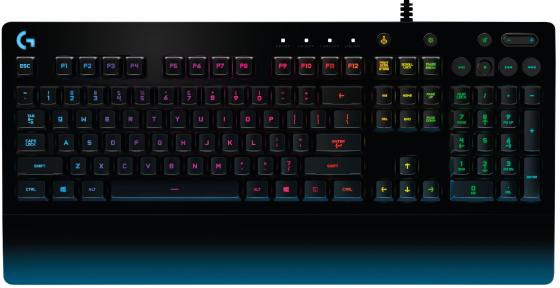 Клавиатура проводная Logitech Gaming G213 Prodigy USB черный 920-008092