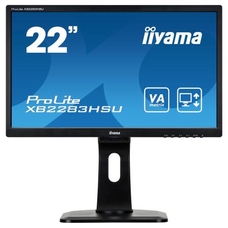 

Монитор 22" iiYama XB2283HSU-B1DP черный VA 1920x1080 250 cd/m^2 5 ms DVI VGA Аудио DisplayPort USB