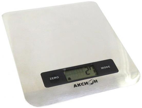 Весы кухонные Аксион ВКЕ-22 серебристый