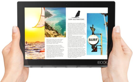 Планшет Lenovo Yoga Book YB1-X91F 10.1" 64Gb черный Wi-Fi Bluetooth Windows ZA150049RU