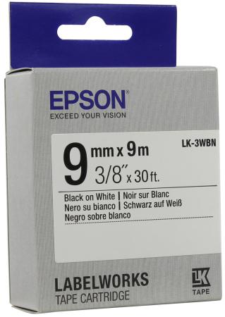 

Лента Epson LK-3WBN C53S653003