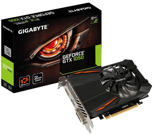 Видеокарта GigaByte GeForce GTX 1050 GV-N1050D5-2GD PCI-E 2048Mb 128 Bit Retail