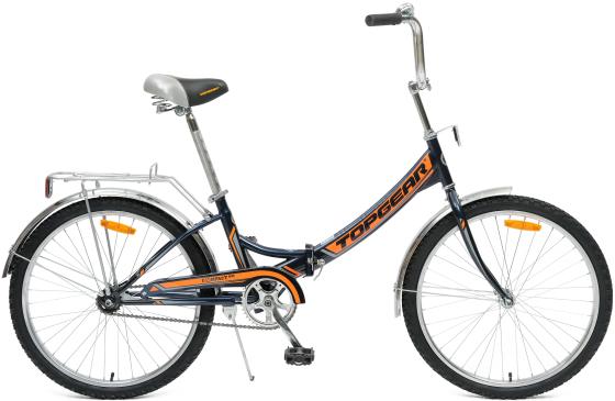 Велосипед двухколёсный Top Gear Compact 50 20" черно-оранжевый