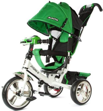 Велосипед трехколёсный Moby Kids Comfort 12*/10* зеленый 950D12/10Green 64948