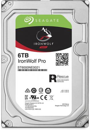 Жесткий диск 3.5" 6 Tb 7200rpm 256Mb cache Seagate Ironwolf Pro SATAIII ST6000NE0021