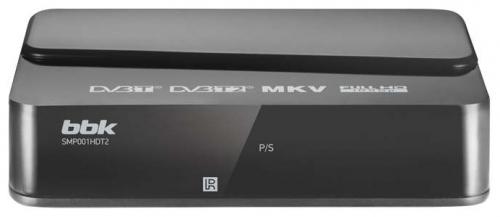 Тюнер цифровой DVB-T2 BBK SMP001HDT2 серый