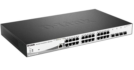 

Коммутатор D-LINK DGS-1210-28P/ME/A1A управляемый 24 порта 10/100/1000BASE-T PoE+