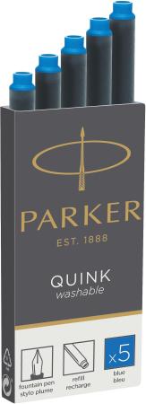 Картридж Parker Quink Ink Z11 для перьевых ручек чернила синие 5шт 1950383