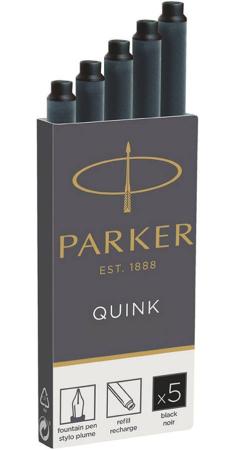 

Картридж Parker Quink Ink Z11 для перьевых ручек чернила черный 5шт 1950382