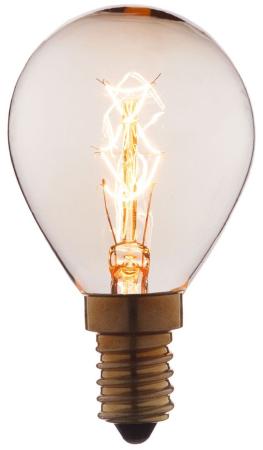 Лампа накаливания E14 25W шар прозрачный 4525-S