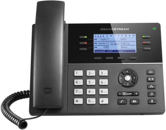 Телефон IP Grandstream GXP1782 8 линий 4 SIP-аккаунта 2x10/100/1000Mbps LCD PoE BLF USB
