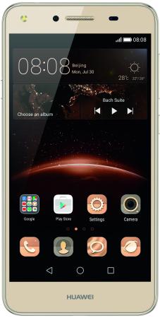 Смартфон Huawei Y5 II золотистый 5" 8 Гб Wi-Fi GPS 3G 51050LRH