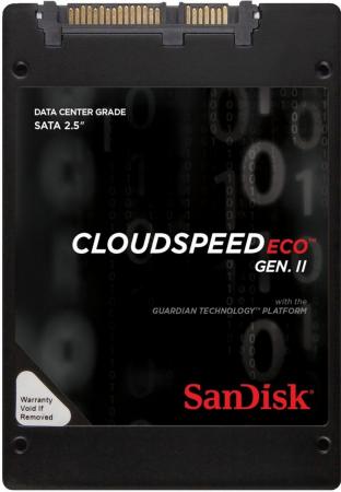 Твердотельный накопитель SSD 2.5" 1.92 Tb SanDisk CloudSpeed Eco SDLF1CRR-019T-1JA2 Read 530Mb/s Write 460Mb/s MLC