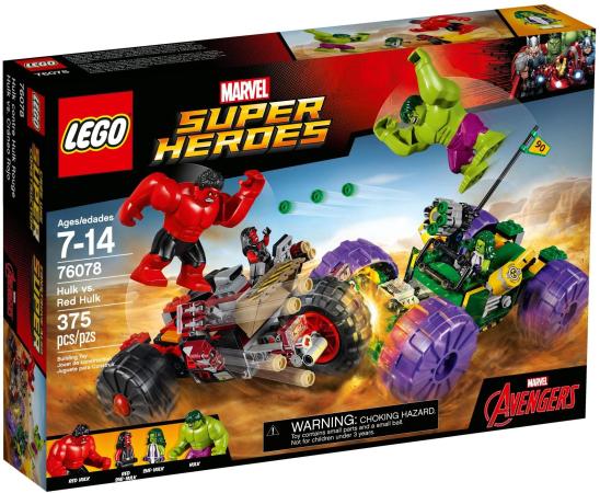

Конструктор LEGO Super Heroes: Халк против Красного Халка 375 элементов 76078