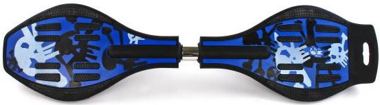 Скейтборд Shantou Gepai 82х20 см (сине-черный)