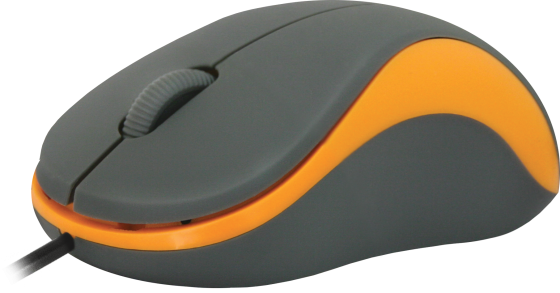 Мышь проводная Defender Accura MS-970 серый оранжевый USB 52971
