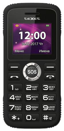 Мобильный телефон Texet TM-B219 черный 1.77"