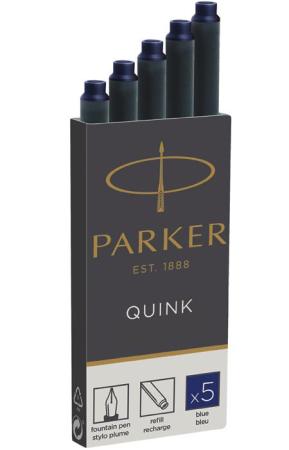 

Картридж Parker Quink Ink Z11 для перьевых ручек чернила синие 5шт 1950384