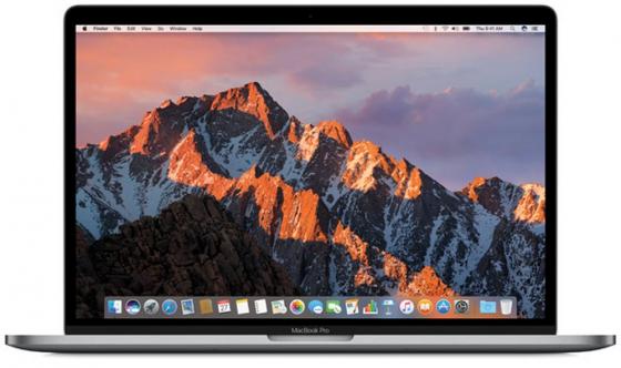 Ноутбук Apple MacBook Pro 15.4" 2880x1800 Intel Core i7 SSD 2048 16Gb Radeon Pro 460 4096 Мб серый macOS Z0SH0000U Z0SH/11