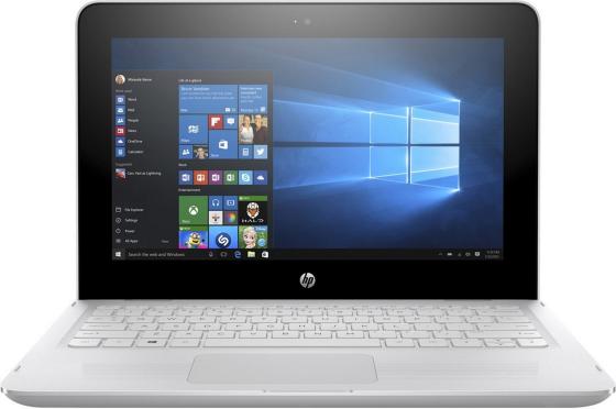 Ноутбук HP x360 11-ab014ur 11.6" 1366x768 Intel Celeron-N3060 500 Gb 4Gb Intel HD Graphics 400 белый Windows 10 Home 1JL51EA