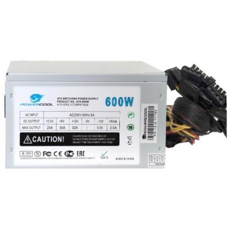 Блок питания ATX 600 Вт PowerCool PC600-120-APFC-80P-O