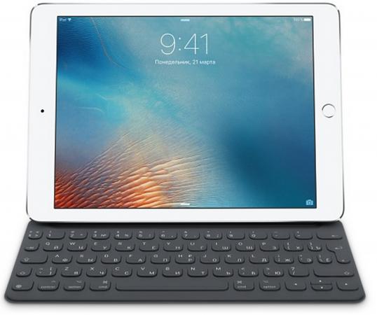Клавиатура Apple Smart Keyboard for 9.7-inch iPad Pro черный MNKR2RS/A из ремонта