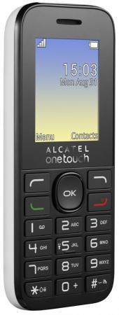 Мобильный телефон Alcatel OneTouch 1020D белый 1.77" 4 Мб