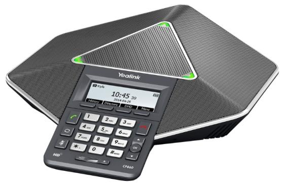 Телефон IP для конференций Yealink CP860 1 линия 1 SIP-аккаунт 1x10/100Mbps LCD Fi 3 коробки