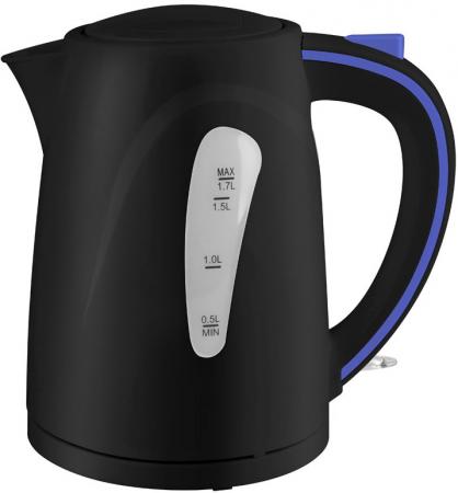 Чайник Supra KES-1721N 2200 Вт чёрный синий 1.7 л пластик