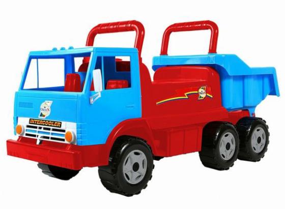 Каталка-самосвал Rich Toys Intercooler ОР412 пластик от 10 месяцев на колесах сине-красный