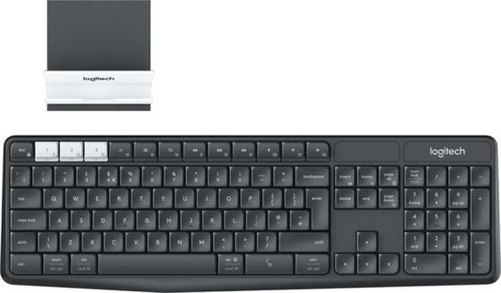 Клавиатура беспроводная Logitech K375s Multi-Device (920-008184) USB + Bluetooth черный белый