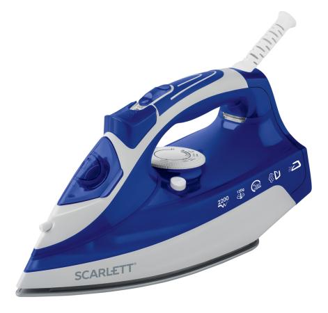 Утюг Scarlett SC-SI30K22 2200Вт синий белый