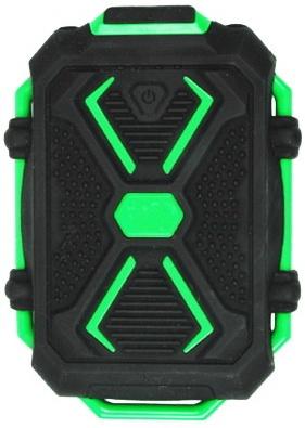 Портативное зарядное устройство Ritmix RPB-10407LST 10400мАч черно-зеленый