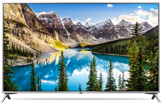 Телевизор 49" LG 49UJ651V серебристый черный 3840x2160 Wi-Fi Smart TV RJ-45 Bluetooth S/PDIF