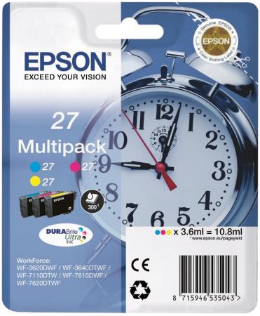 Картридж Epson C13T27124022 для Epson WF7110/7610 голубой
