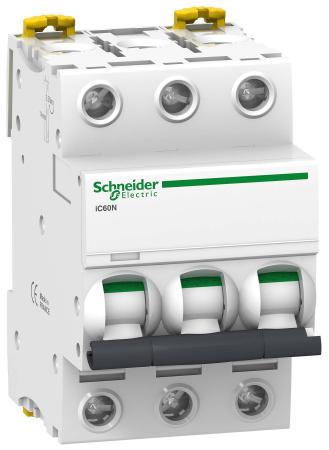 Автоматический выключатель Schneider Electric iC60N 3П 6A В A9F78306