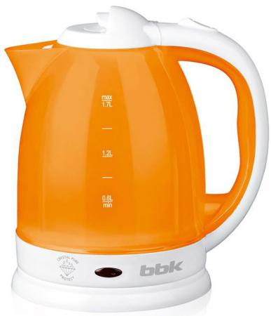Чайник BBK EK1755P 1500 Вт белый оранжевый 1.7 л пластик