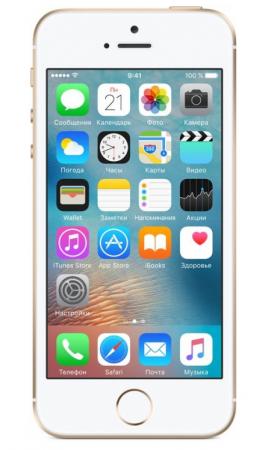Смартфон Apple iPhone SE золотистый 4" 128 Гб NFC LTE Wi-Fi GPS 3G MP882RU/A