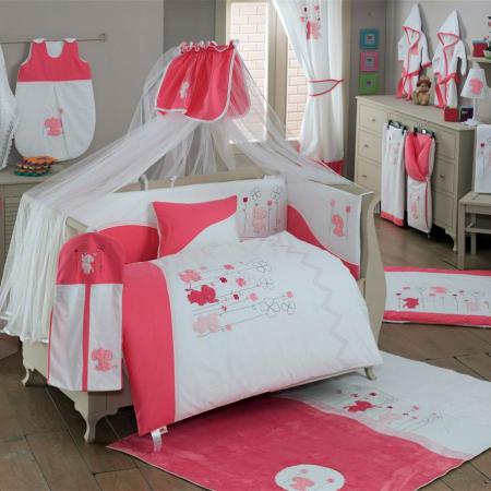 

Постельный сет 4 предмета KidBoo Elephant (pink)