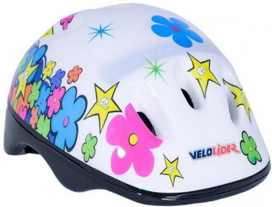 Шлем велосипедный Velolider Цветы 172079 VLF1
