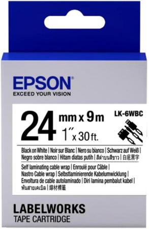 Лента Epson LK-6WBC C53S656901