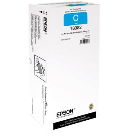 Картридж Epson C13T838240 для Epson WorkForce Pro WF-R5190DTW WF-R5690DF голубой