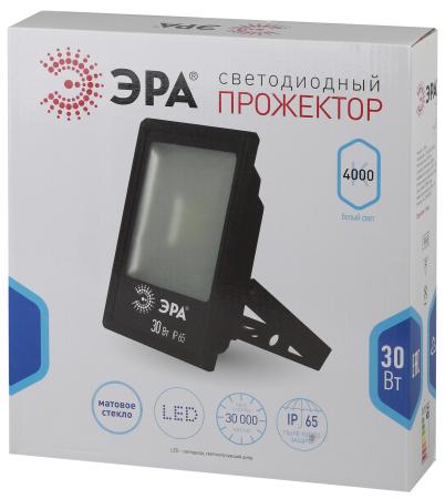 

Прожектор ЭРА LPR-30-4000К-М SMD черный