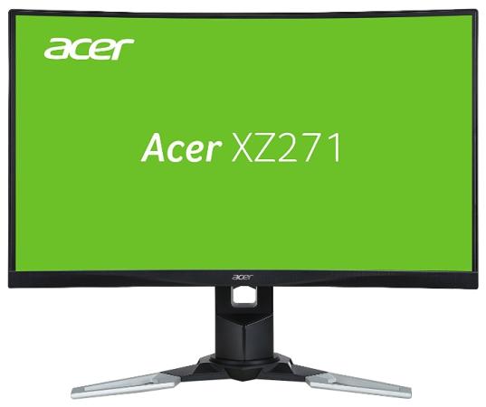 Монитор 27" Acer XZ271bmijpphzx черный VA 1920x1080 300 cd/m^2 4 ms HDMI DisplayPort Mini DisplayPort USB