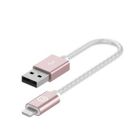 Кабель LAB.C USB-Lightning 0.15м розовый LABC-510-RG