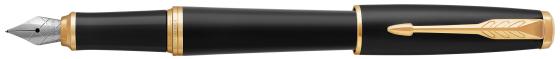Перьевая ручка Parker Urban Core F309 Muted Black GT синий 1931593 перо F