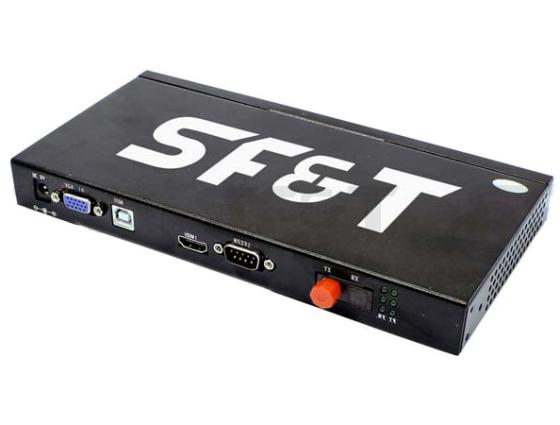 Передатчик SF&T SFD14A1S5T оптический для передачи DVI + Audio + USB + RS232 по одному волокну одномодового оптического кабеля до 20км