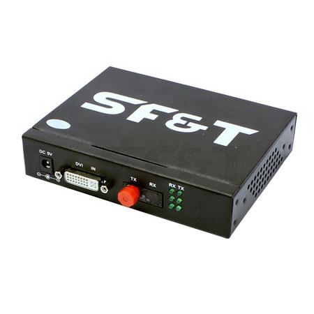Передатчик SF&T SFD11S5T оптический для передачи DVI и ИК управления по одному волокну одномодового оптического кабеля до 20км